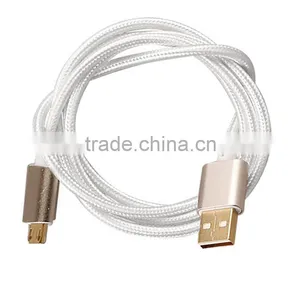 Wholesale Pure Color Braided Mini Usb Cable, Usb Cable for Data Transmission and Charging. thumbnail-5