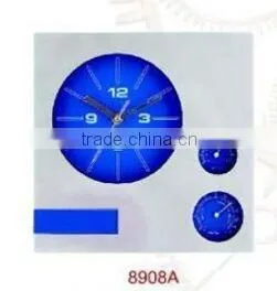 Home Decor Plastic Weather Station Table Clock thumbnail-1
