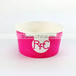 Disposable Paper Bowl With Lid For Take Away, Paper Soup Bowl Disposable Hot Soup Paper Bowl thumbnail-3