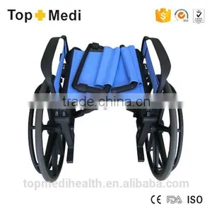 Manual Plastic Detachable Armrest and Footrest Wheelchair for Sale thumbnail-3