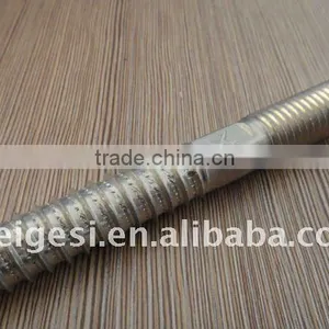 Hanger Bolt With Wooden and Machine Thread Hex Index Zinc Plated thumbnail-1