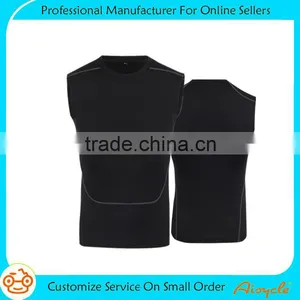 Wholesale Skin Tight Dri Fit Compression Sport Vest for Men thumbnail-3