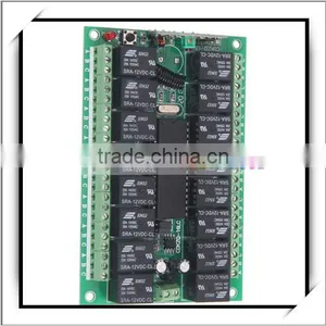 CDR-16L 314-433MHz 12V 16-Channel Wireless Remote Receiver Controller thumbnail-2