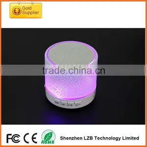 Good Quality New Fashion Lighting Mini Portable Speaker Wireless Bluetooth Speaker With Led Light thumbnail-4