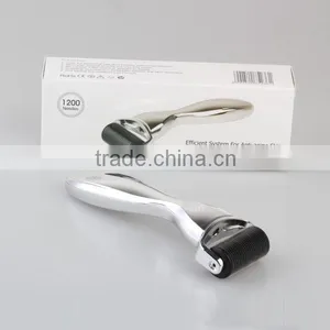 Professional Home Use 1200 Needles Micro Needle Roller 2.0mm Gold/silver Handle Derma Roller thumbnail-2