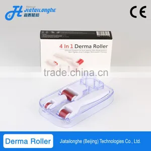 4 in 1 Derma Roller With 300/720/1200 Pins Stainless Micro Derma Roller for Face and Body Treatment thumbnail-1