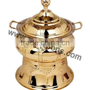 Good Design New Chafing Dish | Brass Plated New Design Chafing Dish | Antique Chafing Dish thumbnail-4