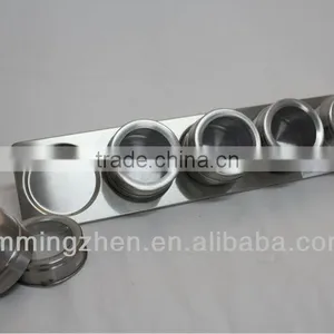 Stainless Steel With Stand Magnet Spice Set thumbnail-1