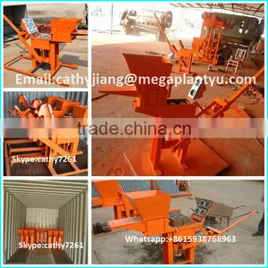Hot Sale Hands Type Concrete Interlock Block Moulding Making Machine for Small Business thumbnail-5
