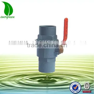 2-piece PVC Ball Valve With Steel Handle thumbnail-1