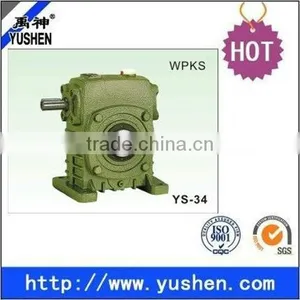 WPKA Cast Iron Worm Speed Reducer Gearbox 1400rpm Electric Motor Reduction Gearbox thumbnail-1