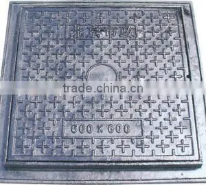 Ductile Iron Cast Manhole Cover and Frame thumbnail-3