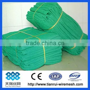 100% Virgin HDPE Green Horizontal Construction Safety Net thumbnail-1