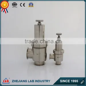 B22W Stainless Steel Tri-clamped Safety Vavle thumbnail-2