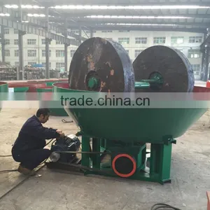 Double Roller Griding Mill Machine ,separate Gold Equipment . Wet Pan Mill thumbnail-1