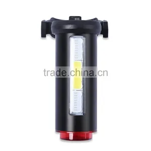 Cycling Aviation Aluminum 360 Degree Night Bike Rechargeable Light for Mountain Road Bicycle 22.2-31.6mm Mount Diameter thumbnail-2