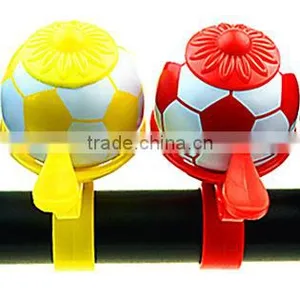 3 Colors Football Bike Bell Bicycle Horn Loud Road MTB Bike Horn Soccer Bicycle Bell Handles Ring Flexible Crisp Sound Handlebar thumbnail-6