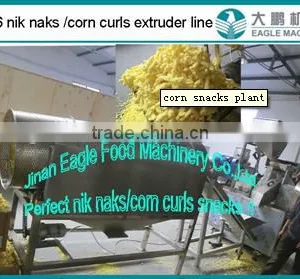 Frying Cheetos Production Line,Nik Naks Extruder Machines,Drying Corn Chips Making Machinery thumbnail-1