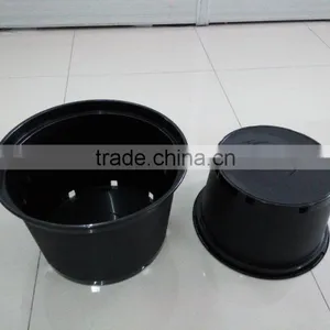Black 2.5 Gallon Nursery Plastic Flower Pot thumbnail-3