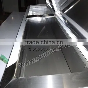 Stainless Steel Commercial Refrigeration Equipment/Refrigerator Display Topping/Small Refrigerated Display Case thumbnail-5