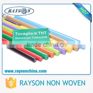 2015 Promotional Heavy Weight PP Fabric Made Banquet Tablecloths for Sale thumbnail-4
