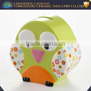 Promotional Ceramic Hand Made Animal Chicken Coin Bank Wholesale thumbnail-1