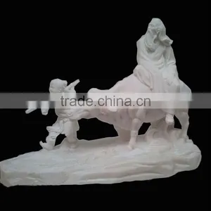 White Small Marble Craft of Figure Statue thumbnail-1