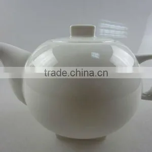 Stock White Porcelain Tea Coffee Pot thumbnail-1
