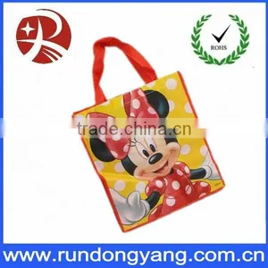 Full Color Cheap Flexo Printing Loop Handle Plastic Bag thumbnail-1