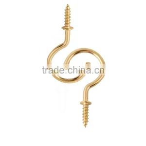 Wood Screw,brass Plated,golden Outlook,(20pcs Package With7/8inches Size) thumbnail-6