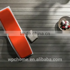 Antiseptic Wood Plastic Composite Decking, Waterproof Laminate Flooring, Outdoor Deck thumbnail-1