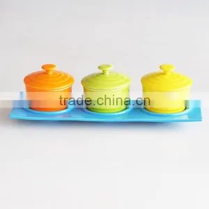 Ceramic Condiment Dispenser, Ceramic Condiment Server, Ceramic Condiment Set thumbnail-5