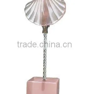 MINI PHOTO CLIP HOLDER Silver Shell/Decor Card Holder thumbnail-1