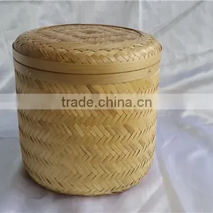 Cheapest Chinese Style New Bamboo Weave Casket L in Funeral Supplier thumbnail-1