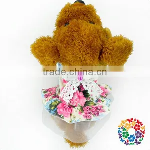 2016 New Design Cute Puppy Floral Dog Clothes Wholesale Small Dog Clothes Dog Clothes Bulk thumbnail-4