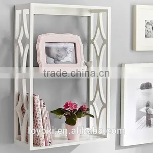 2017 Cheap New Design Beauty Wooden Bookshelf , Wall Decoration thumbnail-2