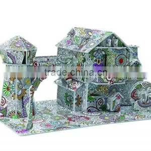 Newly-developed 3D Painting Paper Puzzle for Kids LT8882B thumbnail-2