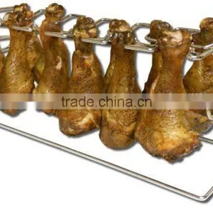 BBQ Chicken Leg & Wing Grill Tool Rack thumbnail-3