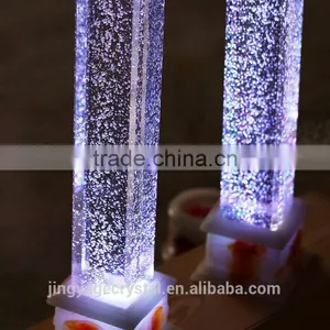 Glass Pillars With Bubbles for Partition Wall thumbnail-1