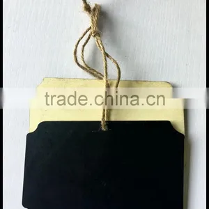 Wood Plant Name Tag With Hanging Rope thumbnail-3