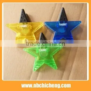 Colorful Plastic Cheap Star Shape Magnetic Clip thumbnail-2