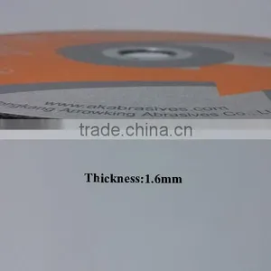 7" 180x1.6x22.2mm Super Thin Flat Resin Bonded Reinforced Inox Cutting Disc thumbnail-5