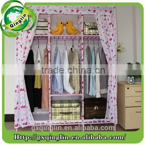 Wooden Clothes Wardrobe Bedroom Furniture thumbnail-2