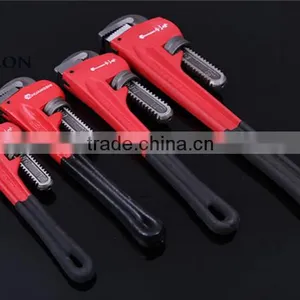 # 45 Carbon Steel Factory Supply Pipe Clamp European Style Hand Tools Quickly Dipped Plastic Pipe Clamp/ Wrench thumbnail-4