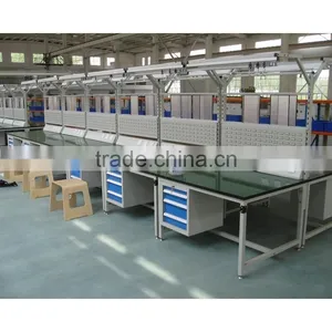 Adjustable Steel Laboratory Workbench With Drawers thumbnail-3
