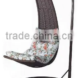 Rattan Swivel Chair thumbnail-1