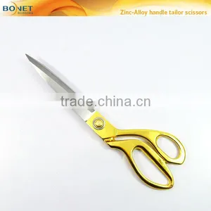 S13003G CE Certificated 10-1/2" Professional Tailoring Stainless Steel Golden Scissors thumbnail-1