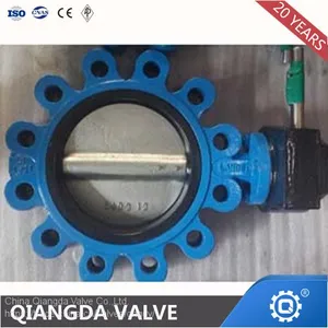 Rubber Centric Lined Wafer Type Butterfly Valve thumbnail-1