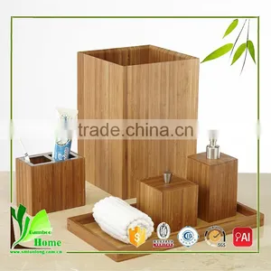 Cheap Bamboo Hotel Bathroom Shower Set thumbnail-1
