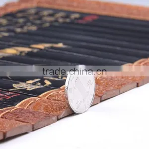 Chinese Unique Bamboo Carving Slip "the Double Shrimps" thumbnail-4
